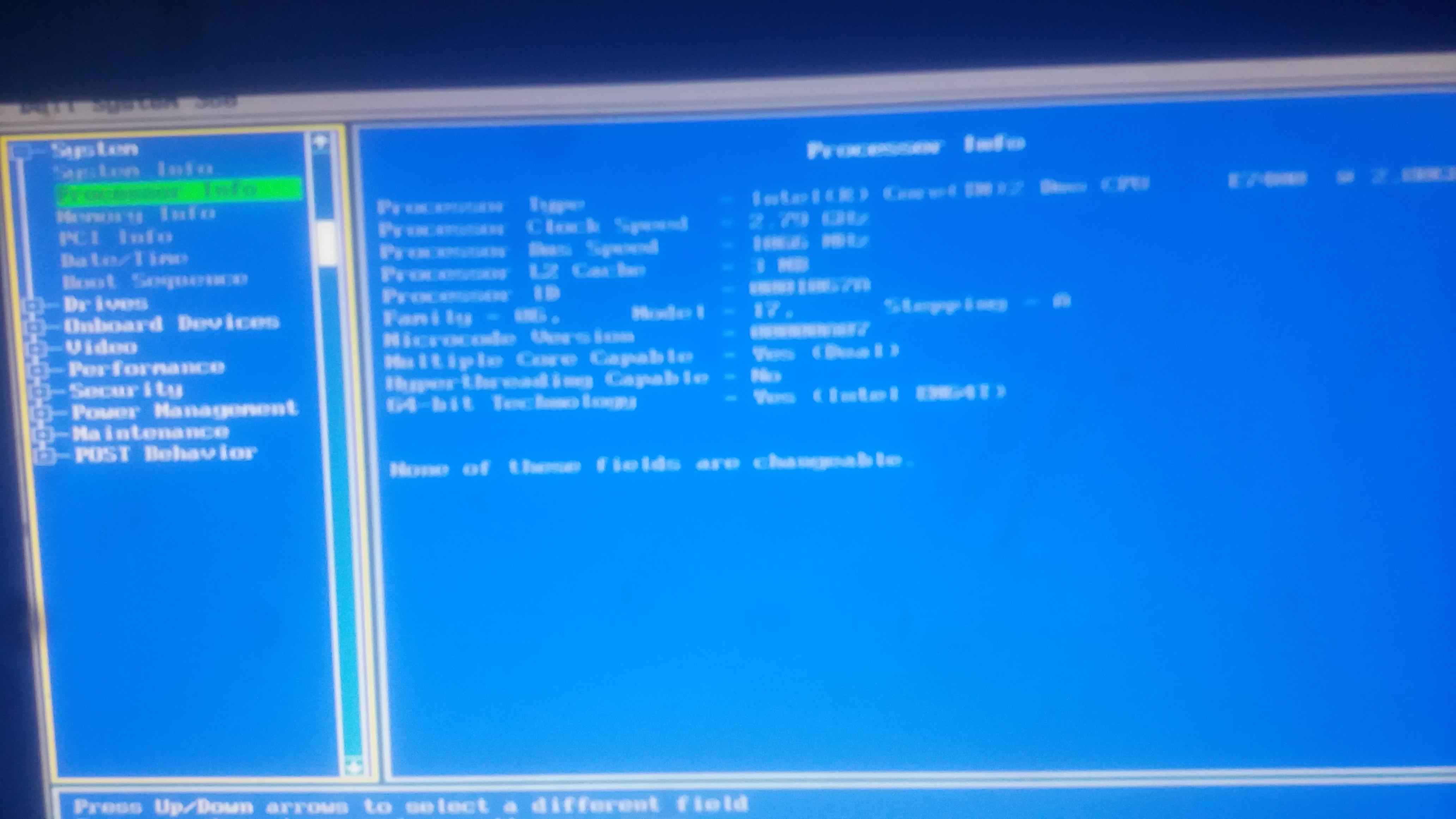 alert cpu fan failure alert system battery voltage is low