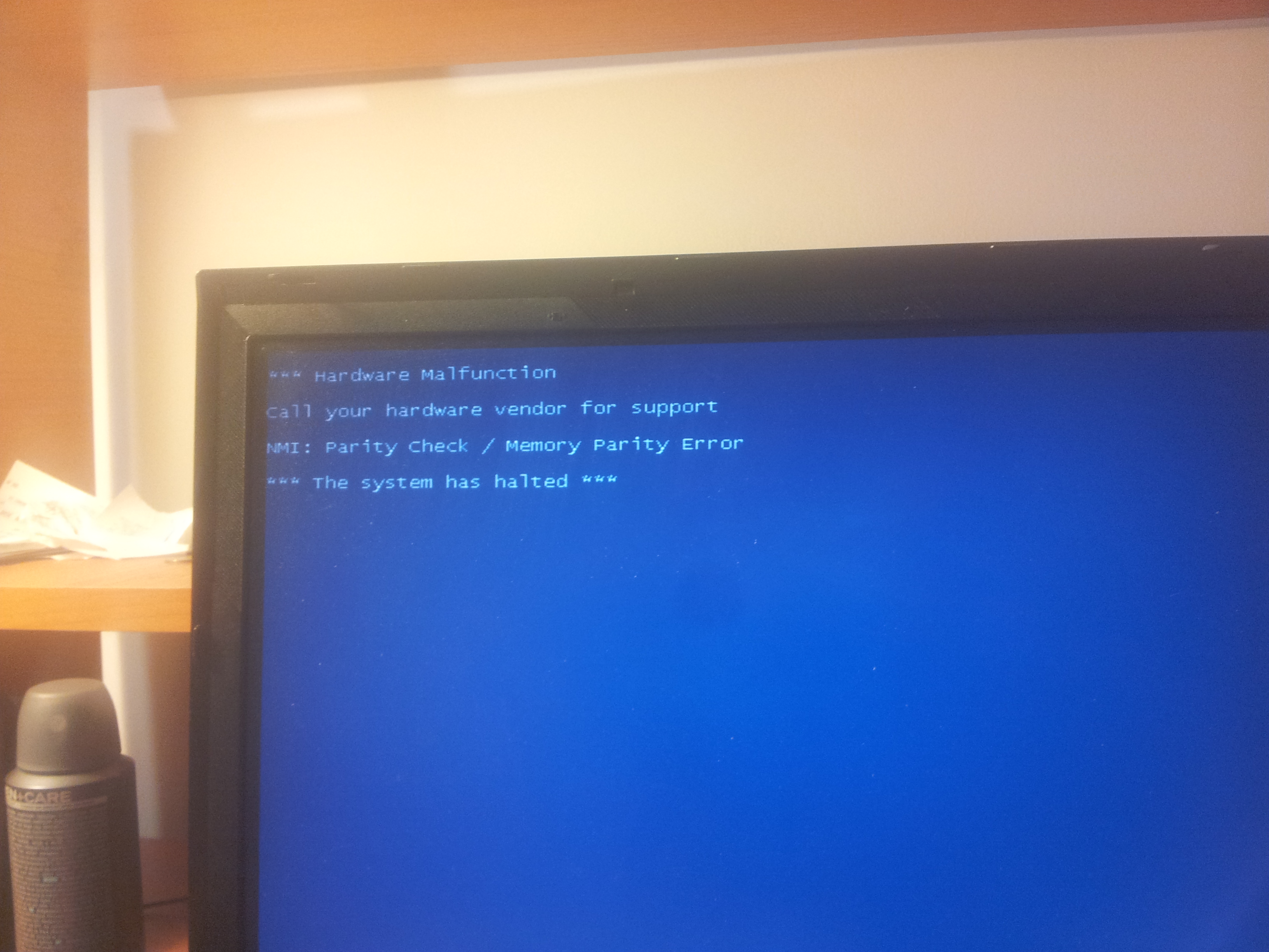 Lenovo R61 NMI Parity Check / Memory Parity Error