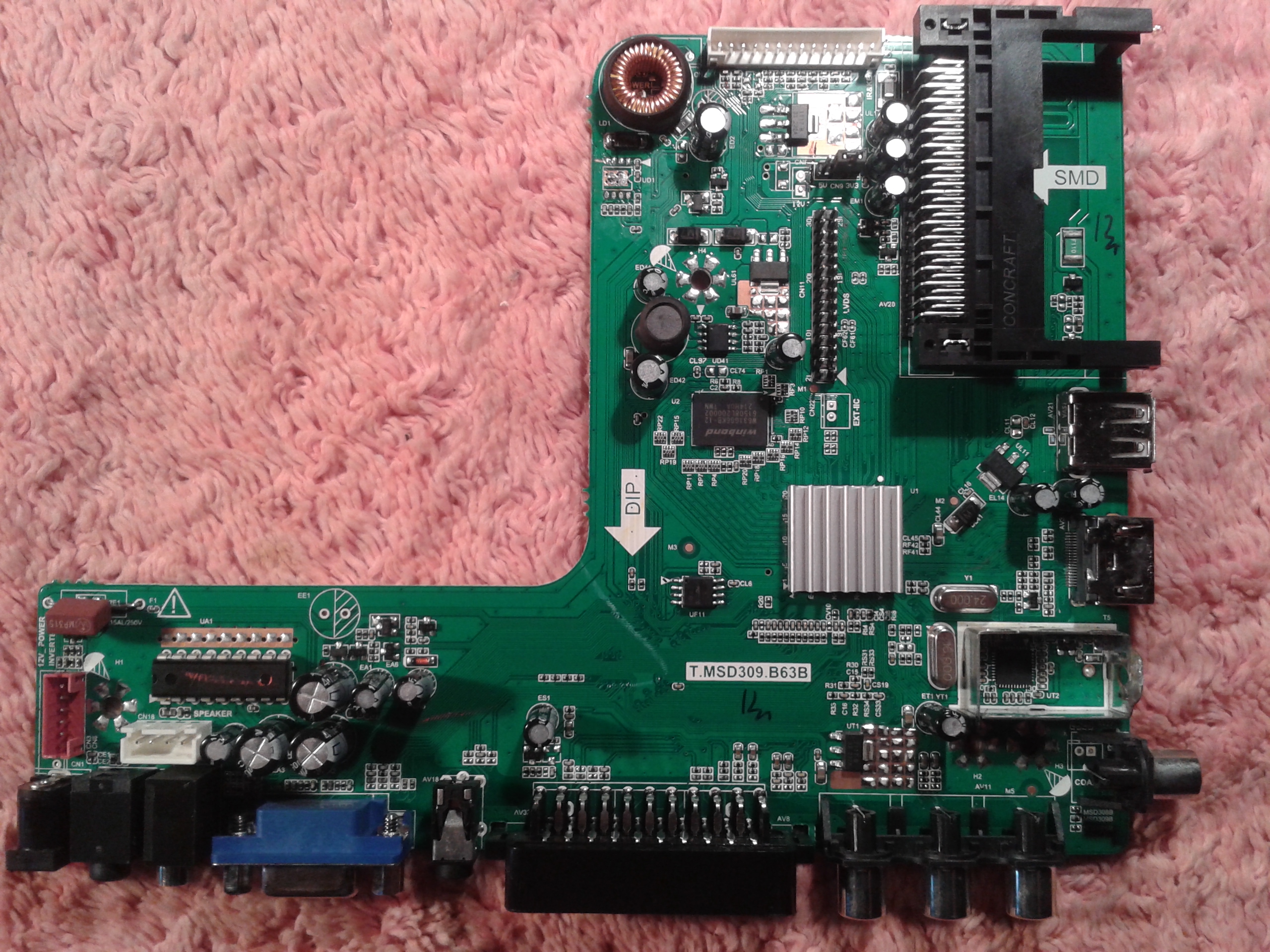 [Kupię] MB T.MSD309.B63B. do TV Mistral 1561 lub układ AIC2565