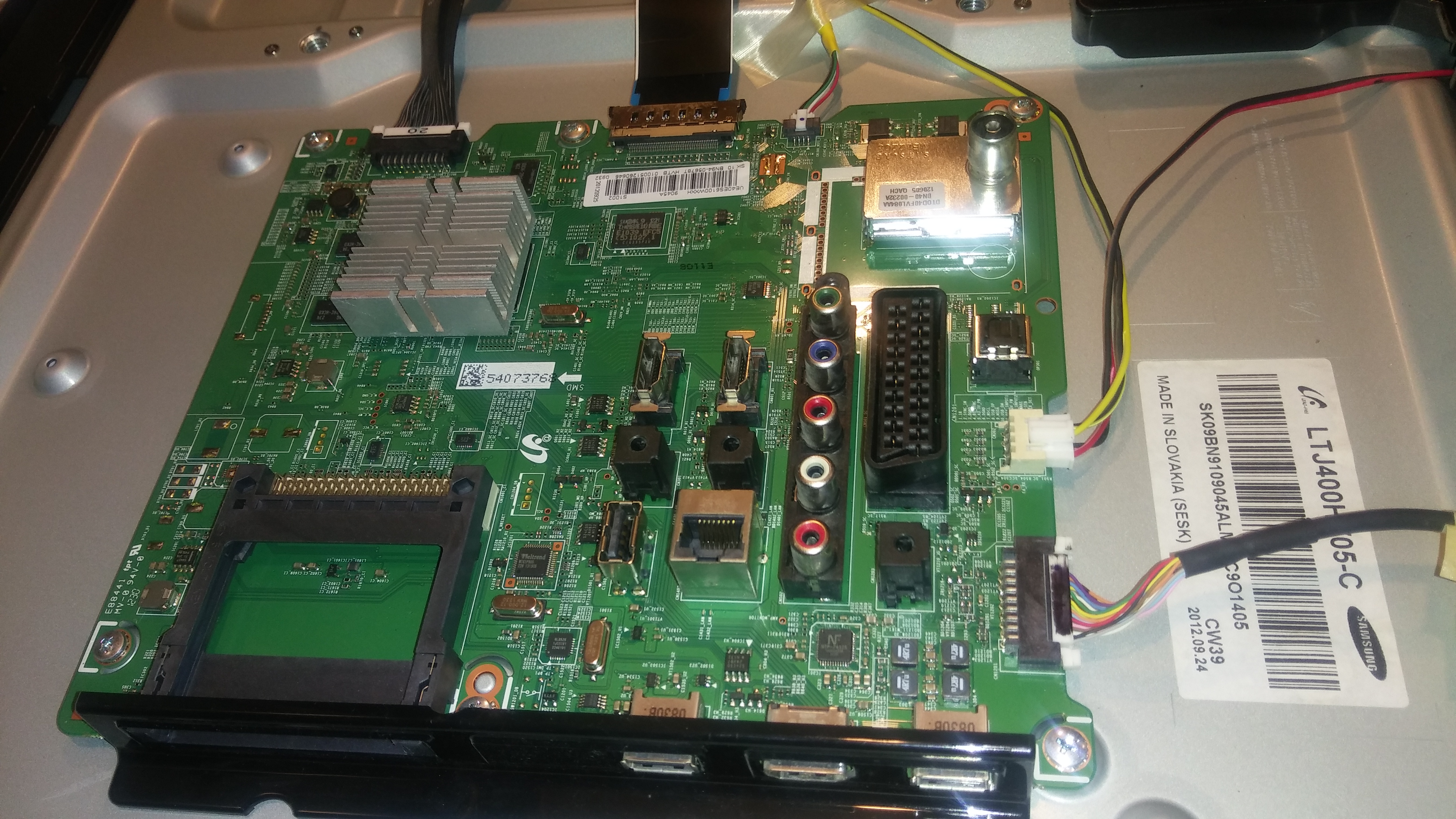 [Rozwiazano] Samsung UE40ES6100W - Main BN94-05678T - ponowna awaria po ...