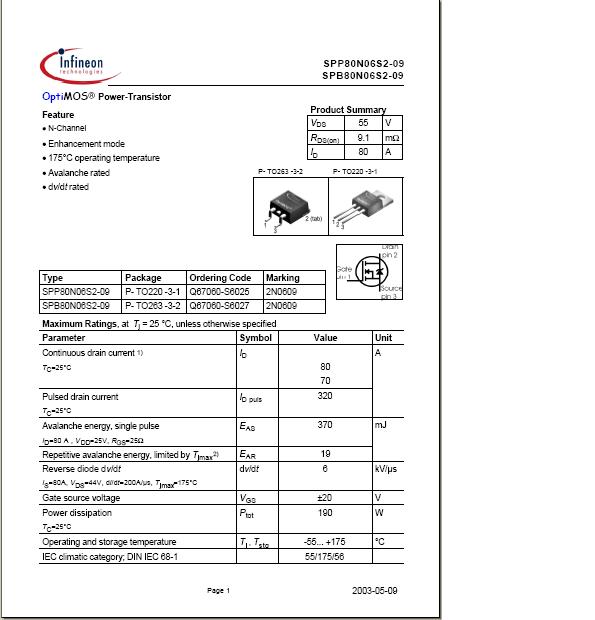 Tranzystor 2N0609 szukam odpowiednika - elektroda.pl
