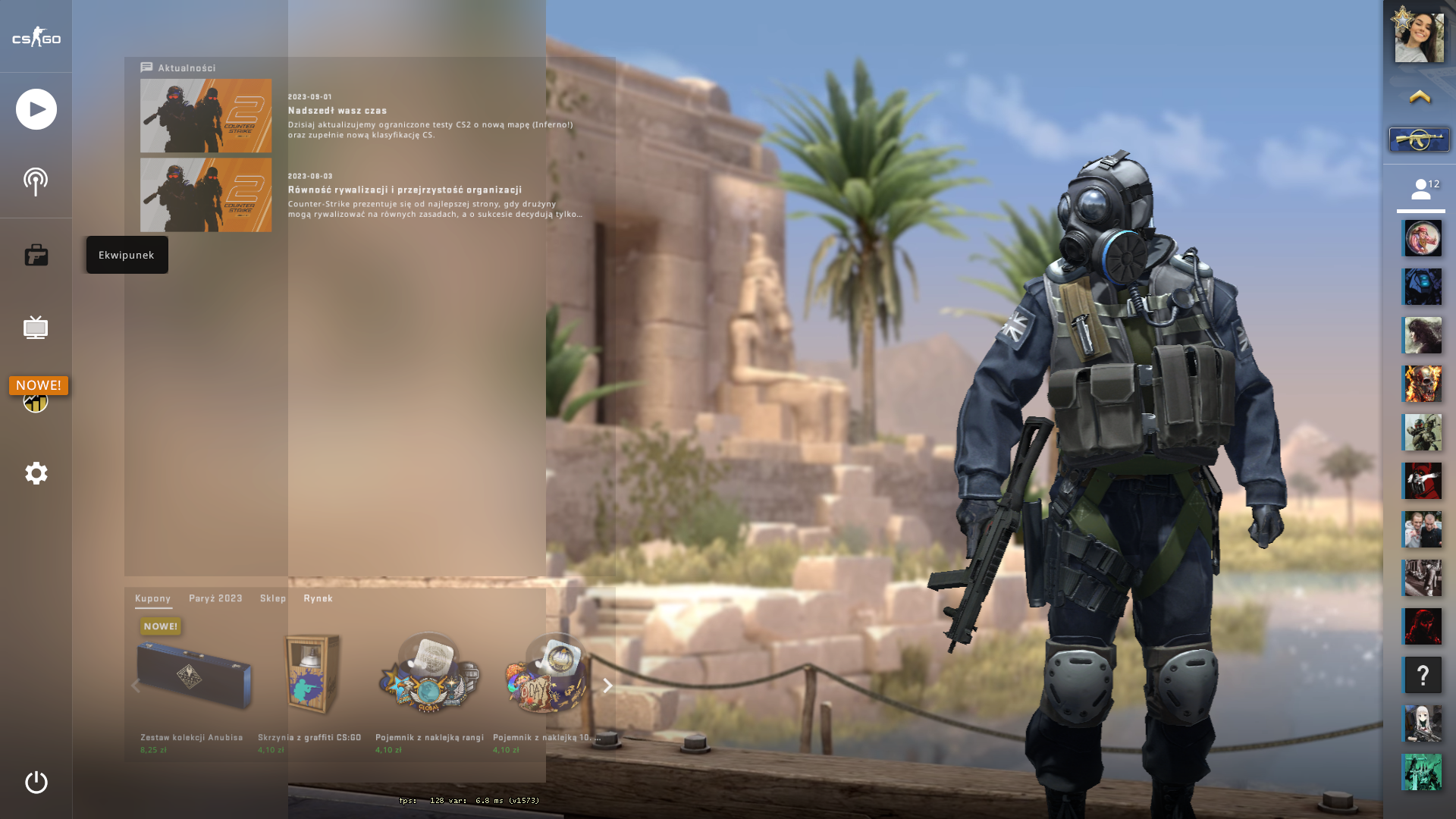 Skoki VAR w CS GO - od 1 do 30.40 co kilka sekund przy FPS 150-300
