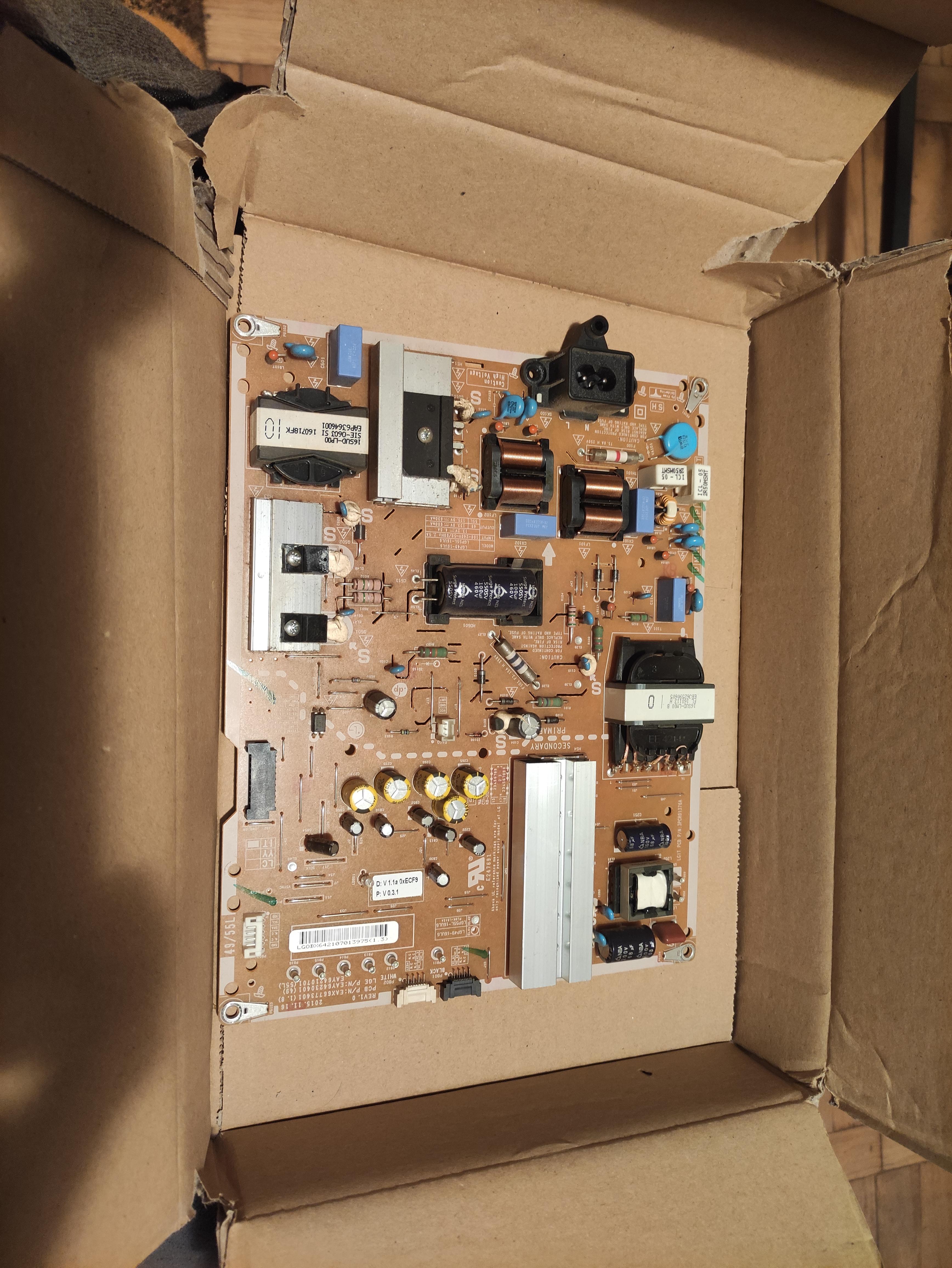 Scheda Alimentatore LG EAX66773401 (2.0) Per TV 55UH7650-UA – Usato Testato