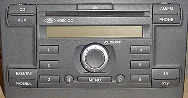 Ford CD 6000 CD Visteon - gra bardzo cicho. - elektroda.pl