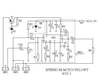 Intercom motocyklowy - modyfikacja NE11 (nord elektronik)