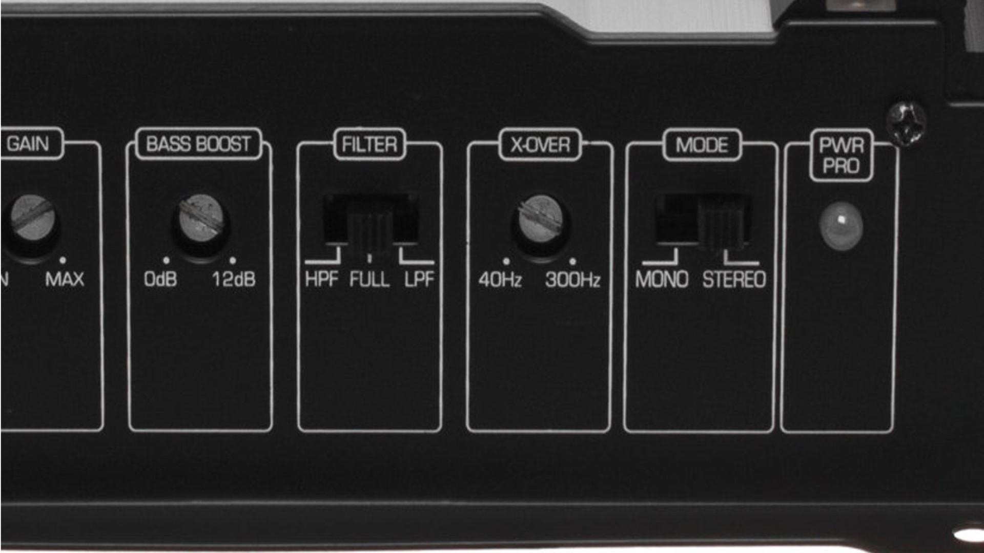 Kenwood KDC720DAB Wybór Preout, ustawienia filtrów HPF i LPF