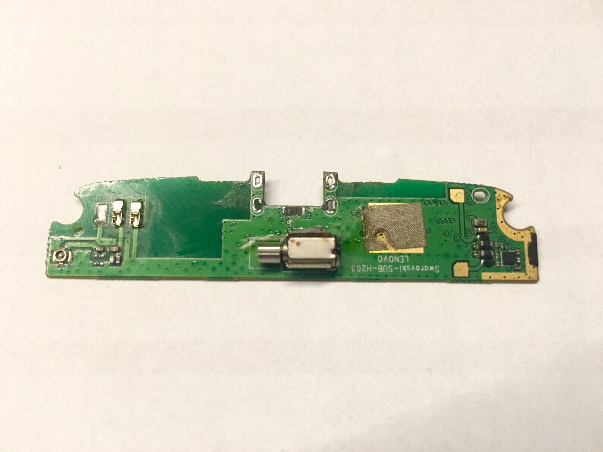 Lenovo S820, A536 - Gniazdo MicroUSB - dokad prowadza urwane sciezki