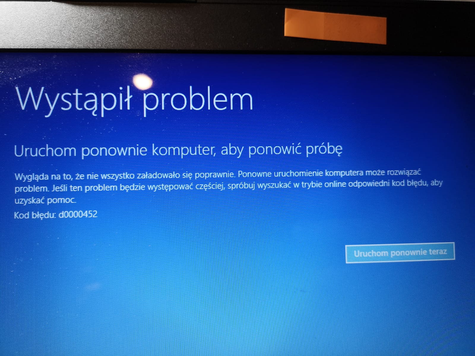 żądanie Nie Powiodło Się Z Powodu Krytycznego Błędu Sprzętowego Urządzenia Przywrócenie obrazu systemu nie powiodło się Win10