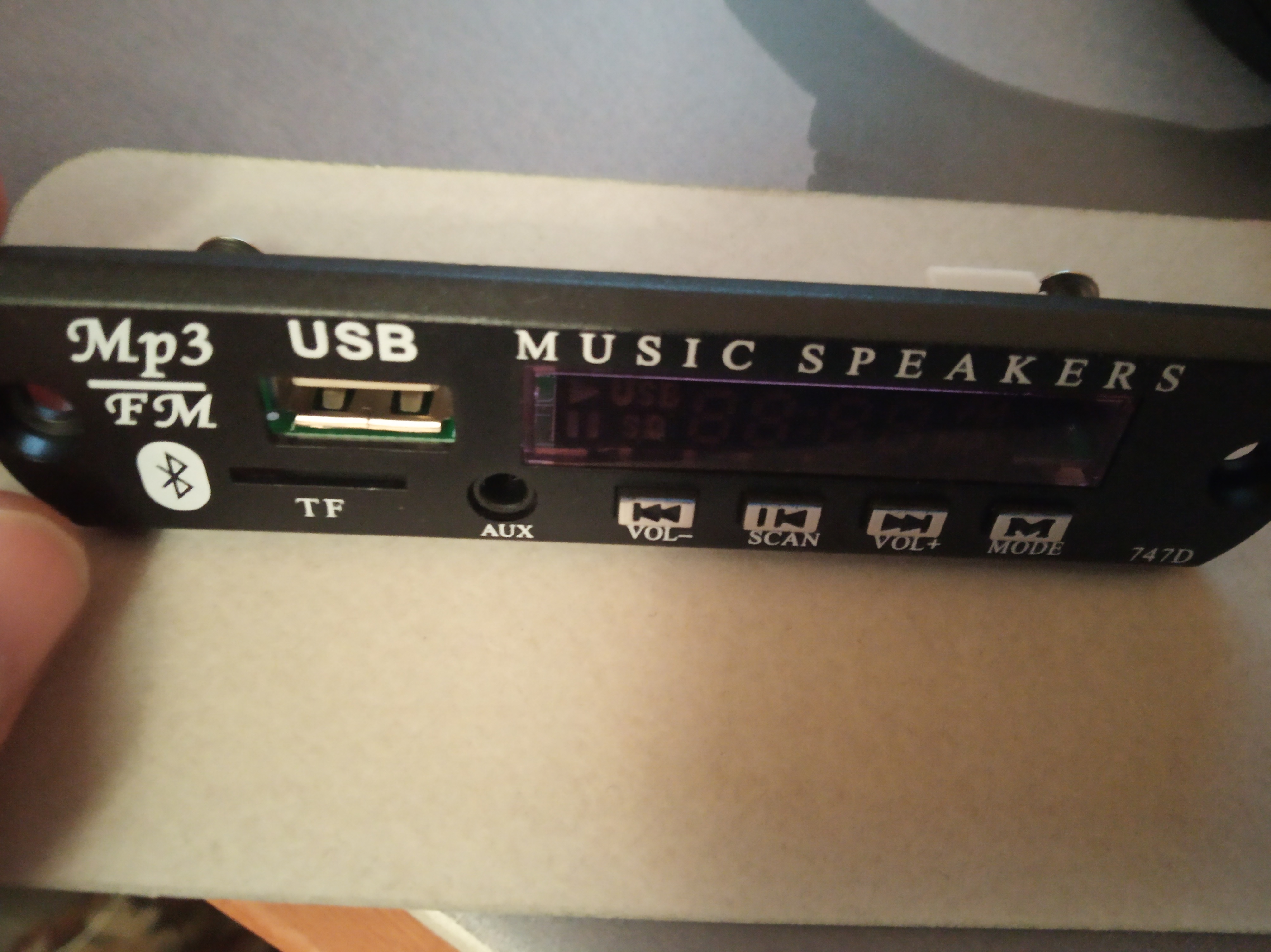 Modul mp3 747D music speakers music w mini wiezy buczenie