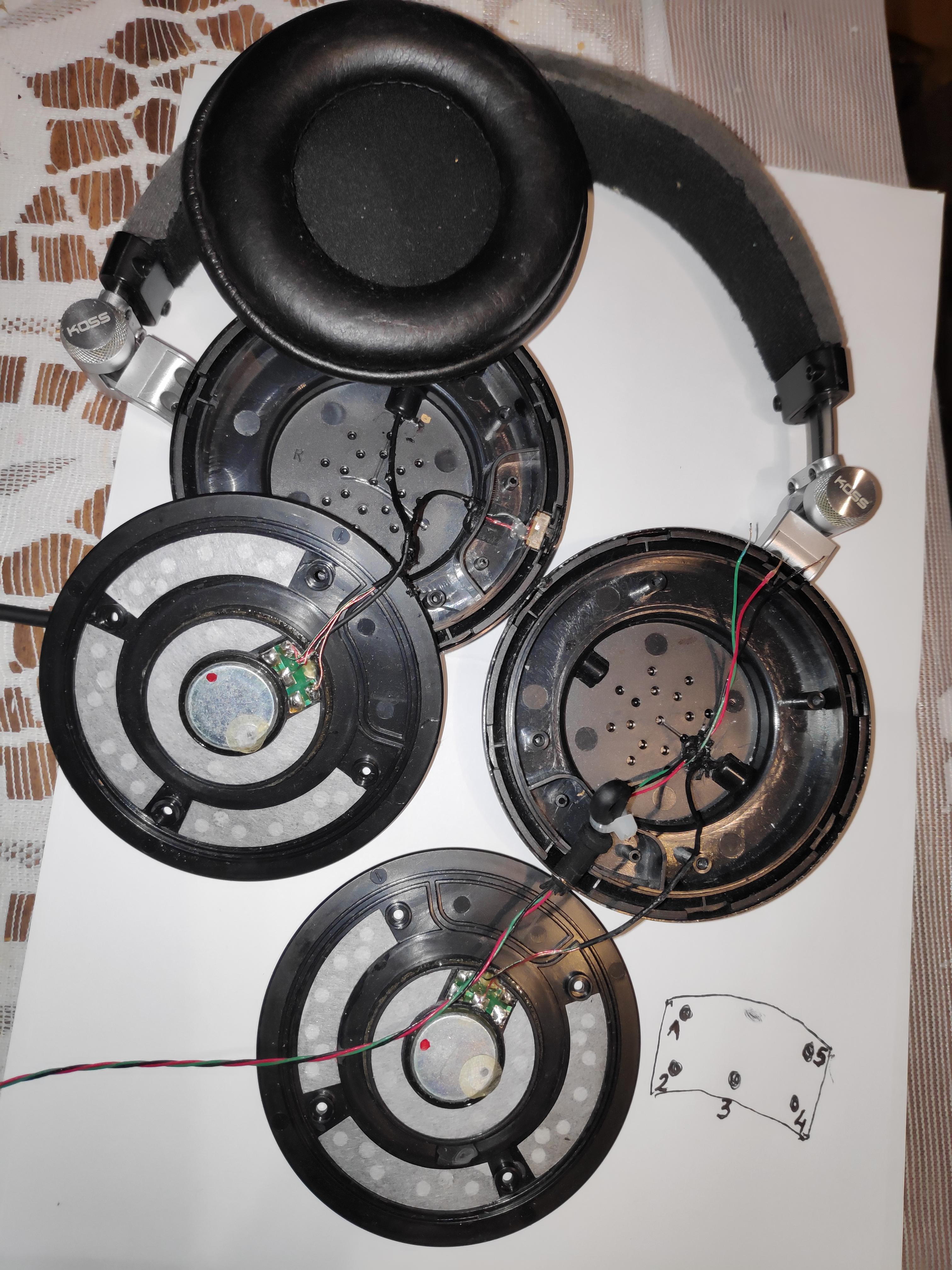 [Rozwiązano] Słuchawki KOSS ProDJ100 urwane kabelkigdzie wlutować?