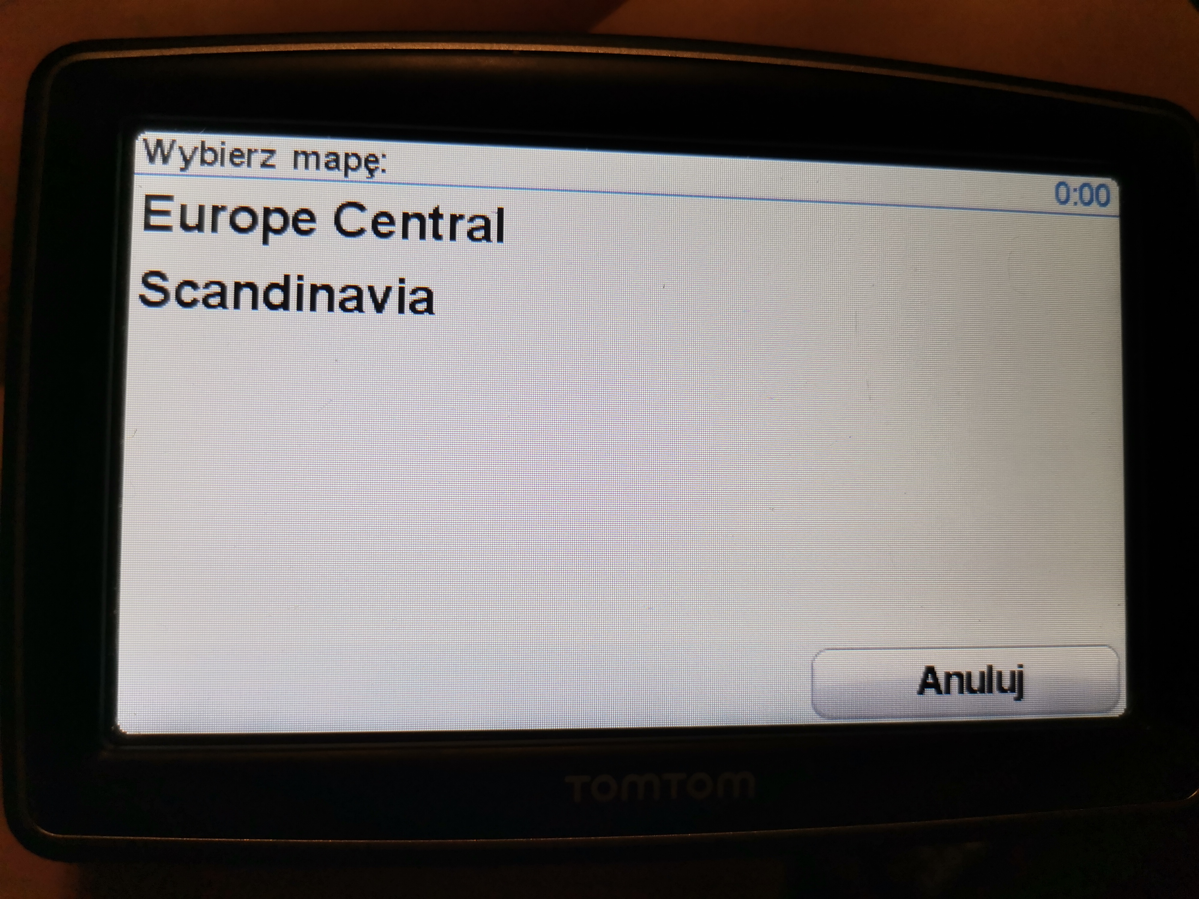 Jak przywrócić TomTom XXL do stanu przed aktualizacją? Błąd po aktualizacji map.
