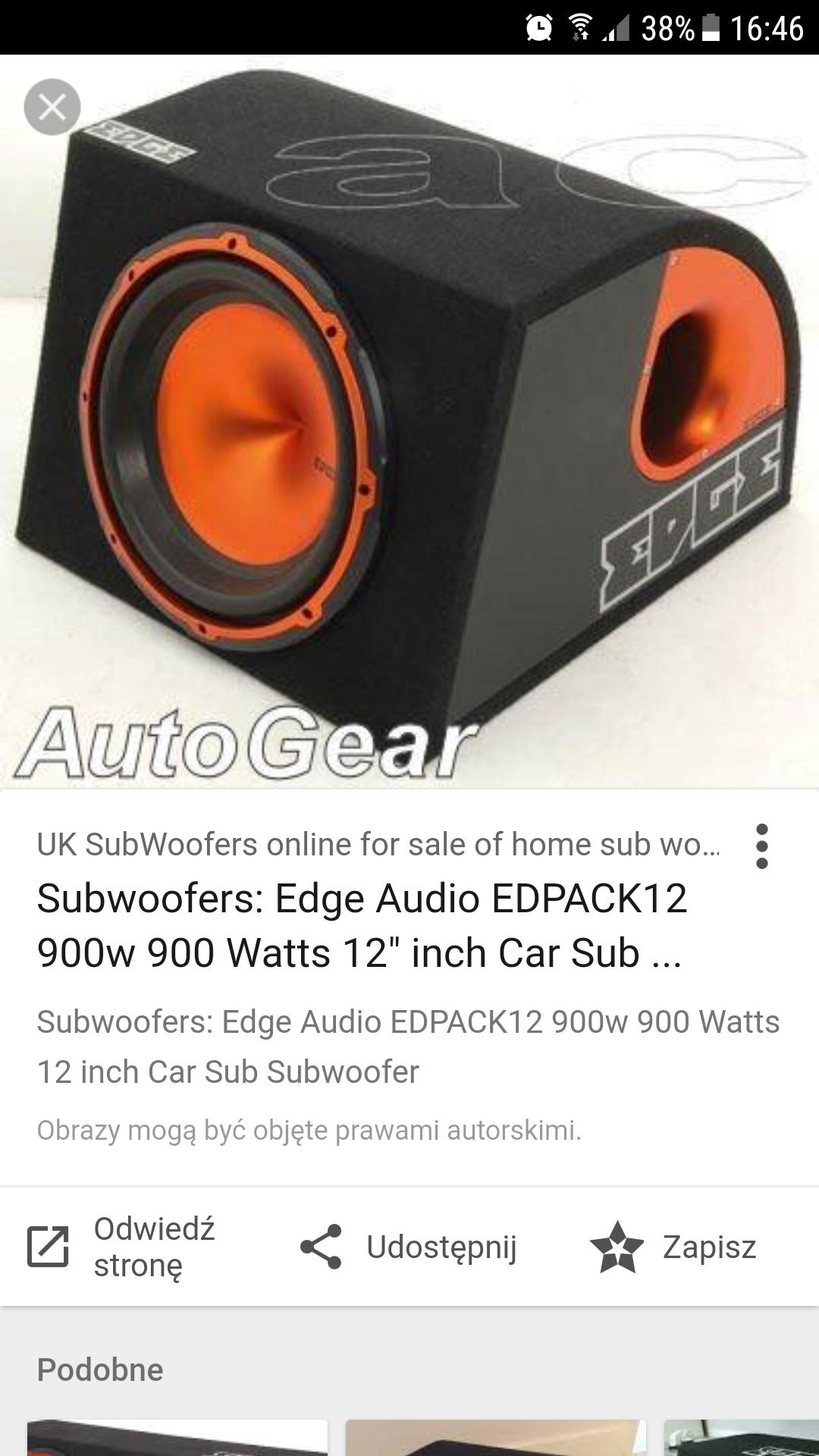 Subwoofer edge 900 watt jaki wzmacniacz elektroda.pl