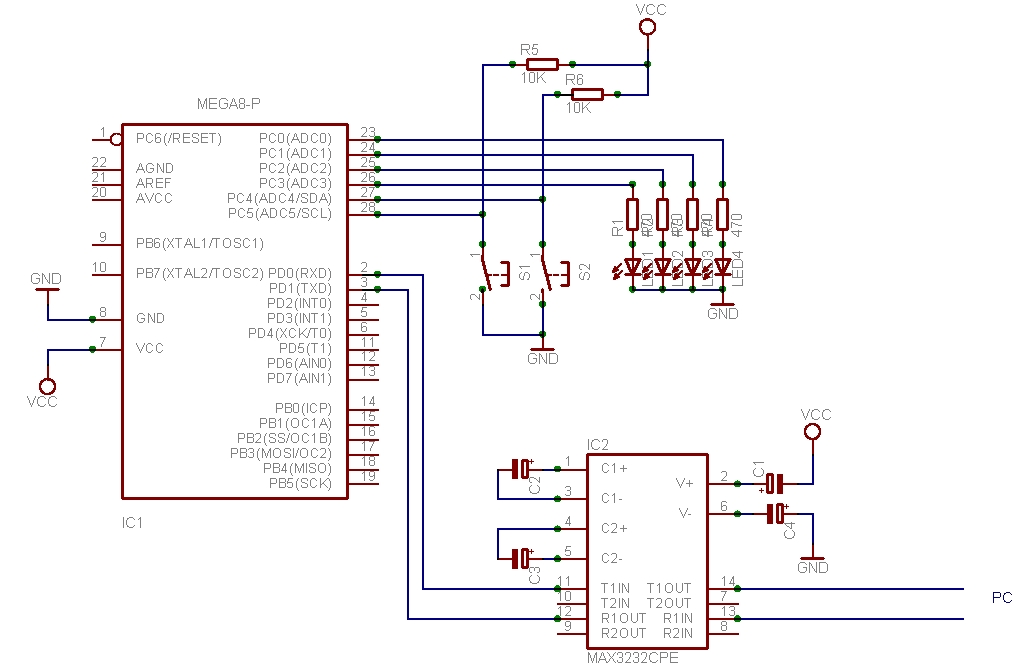 jak dogadac atmega128 i max232 z rs232? - elektroda.pl