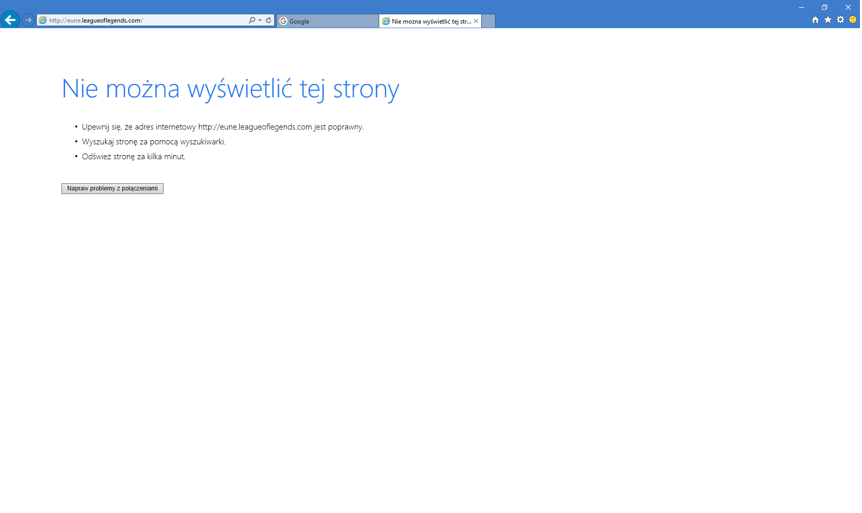 Zdalne urządzenie lub zasób nie akceptuje połączenia (windows 10)