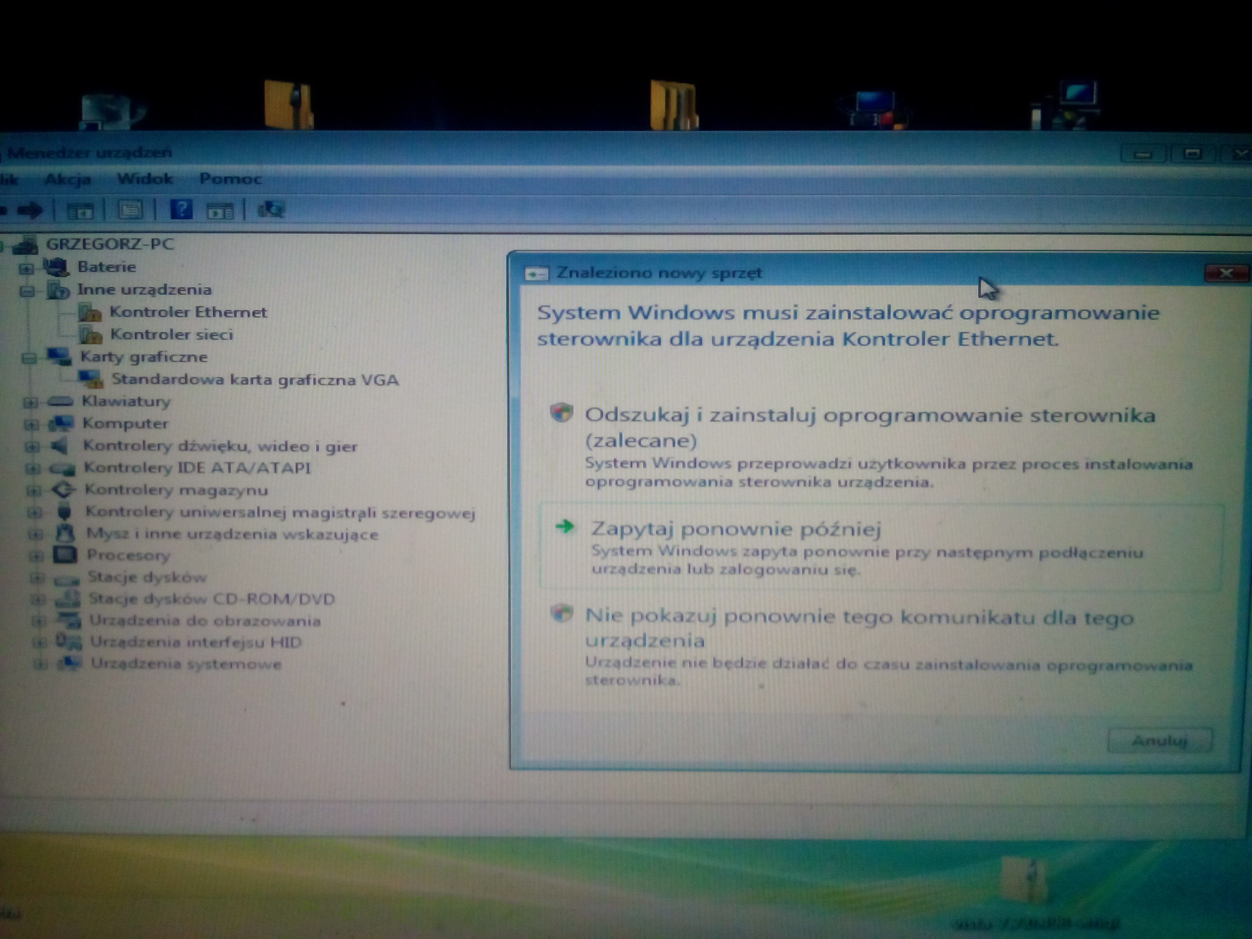 Brak kart sieciowych. Samsung NP-R520 - elektroda.pl