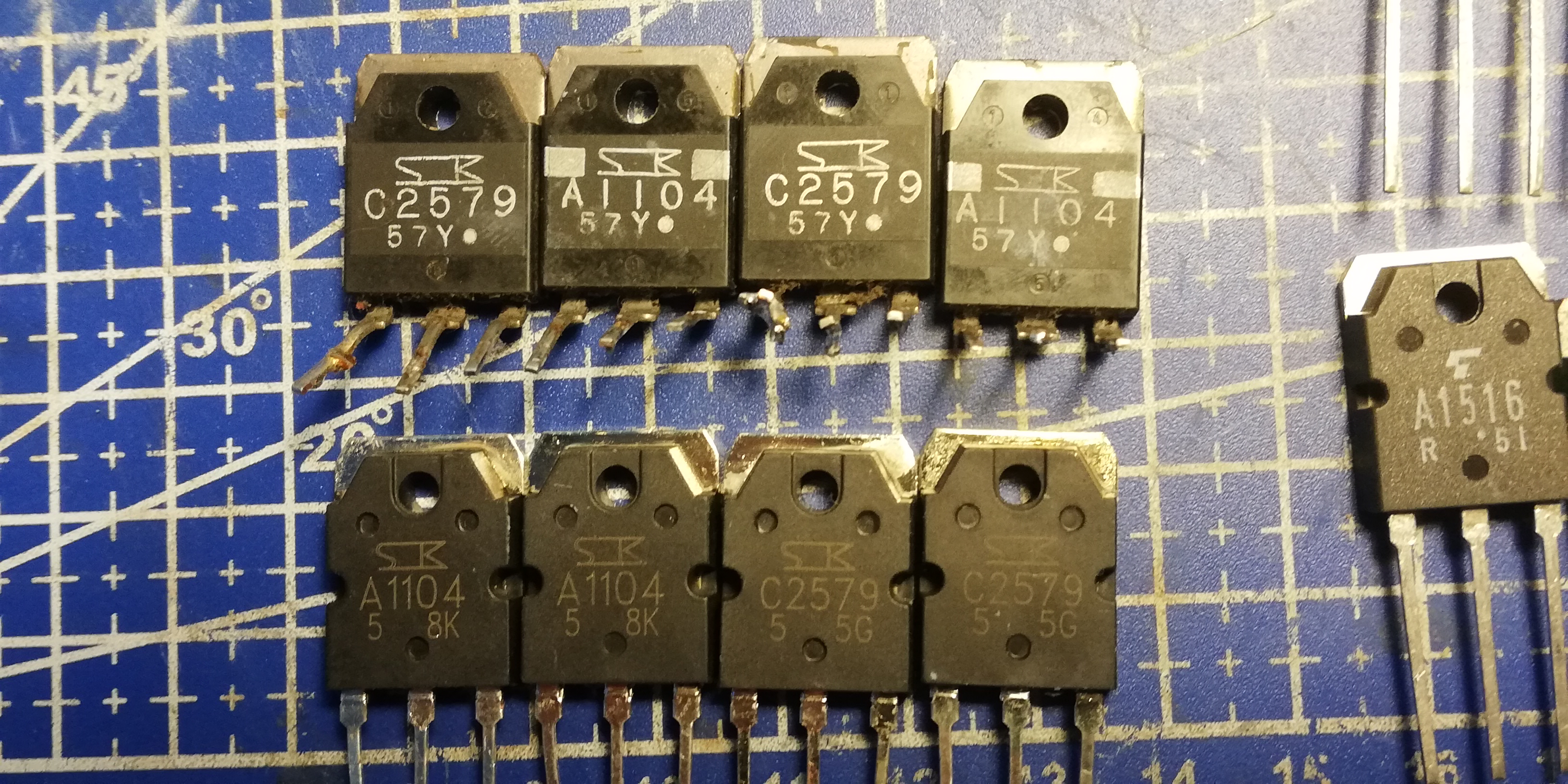 [Rozwiązano] Wymiana tranzystorów w Pioneer A-77X - Czy zastosować ...