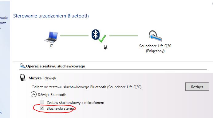 Słuchawki Soundcore Q30 na Win10: Jakość dźwięku, ustawienia, mikrofon