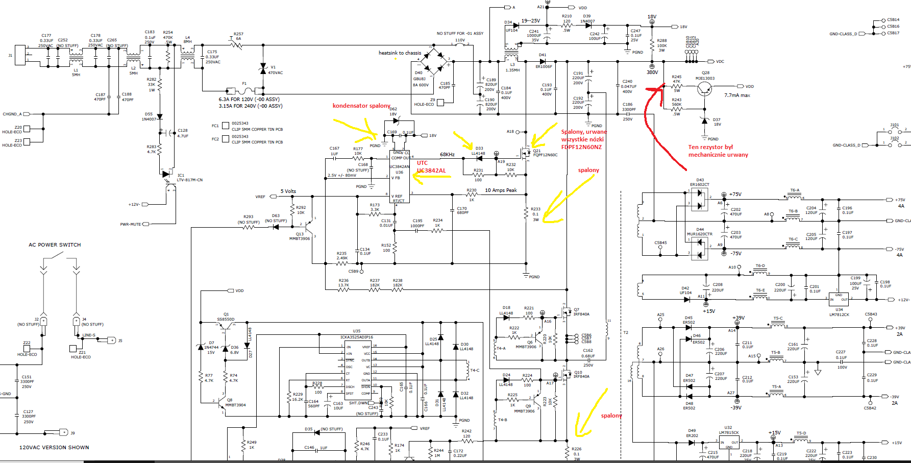 UTC UC3842AL - Poszukuję układów lub zamiennika. - elektroda.pl