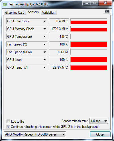 Zmiana sterowników do karty graficznej - obniżenie wydajności.