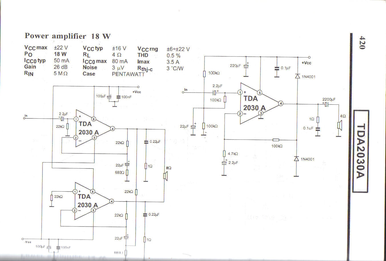 Wzmacniacz TDA7375A / TDA 2030A - pytanie o zasilanie.