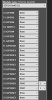 ESP32 configuration with Tasmota to control two 12V LED strips