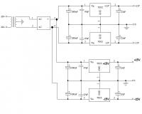Jak zbudować zasilacz symetryczny z transformatora TCA 270 150W 2x24V?
