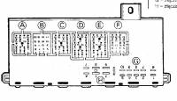 Opis pinów centralki bezpiecznika VW LT 1976 - poszukiwany schemat