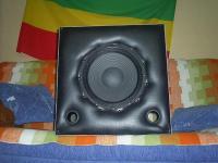 Subwoofer na Alphardzie HW1200 :) Nietypowe obicie :))