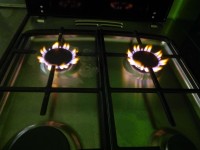 Amica Gas Stove Flame Color & Burner Air Regulation: Adjusting & Finding Knob for Natural Gas