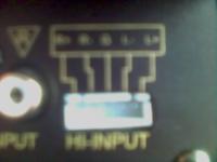 radio sony cdx-gt20,problem brak wyjscia czincz na wzmacniac