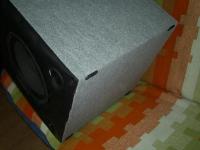 Subwoofer na Alphardzie HW1200 :) Nietypowe obicie :))