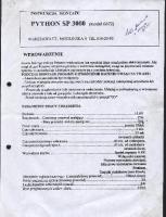 Alarm Python: jaki to model ?? -zdjecia