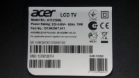 Acer AT3228ML TV: Info on M.B 40-MT10B2-MAB2XG, Chassis, U702-MX25L6405D, U703-24C32, Panel