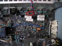 Denon PMA-700V - wywala bezpiecznik, przegrzany rezystor R596, brak kondensatorów C553/C551