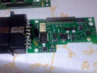 Jaką wartość ma opornik SMD w VAS 5054a po spaleniu?