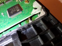 Peugeot 407 2.2 2006 - Moduł BSM - zimny lut, pomarańczowy zaschnięty wyciek