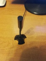 How do I get rid of unpleasant sound from the microphone recording?