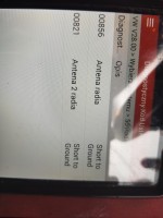 Vw Golf 6 - Rcd310 nie wykrywa anteny od dwóch tygodni, komunikat na komputerze