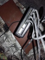 Czujnik parkowania, ucięty przewód od wyświatlacza.