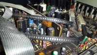 Pioneer A-449 - Po zmianie kondensatorów dźwięk lewego kanału przymulony