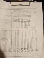 Schemat połączeń sterownika Bosch 0285 001 537 do Renault Clio II 2003