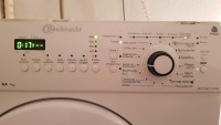 Bauknecht WA Plus 714BW - swieci czerwona kontrolka pompy