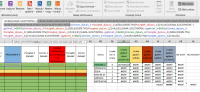 Schedule - counting hours - Counting hours of the schedule, weekdays, Sat and Su