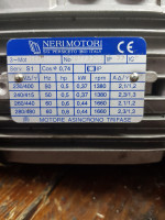 Dobór falownika do silnika Nerimotori 3f 0.37kw z przekładnią 24:1