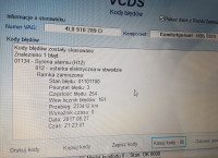 AUDI Q7 - Brak Adaptacji-10 akumulatora w sterowniku 19-CAN Gateway