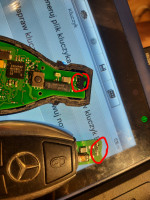 Mercedes - kluczyk rybka Mercedes, identyfikacja elementu