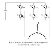 Sterowanie silnikiem BLDC z dysku twardego 5400 obr/min - Atmega8, BS170, kod ASM