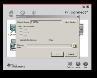 Kalkulator graficzny Texas Instruments Ti 83+ podłaczenie poprzez serial RS232