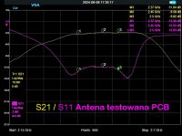 YAGI PCB 2.4GHz WiFi antenna for ESP-NOW
