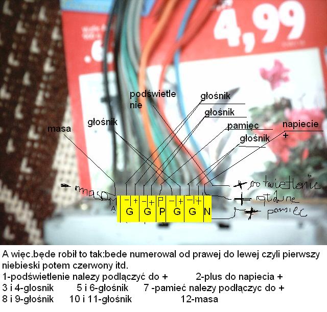 PIONEER KEH-P4600R Pinout
